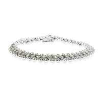 Bracciale in argento con Marcassite