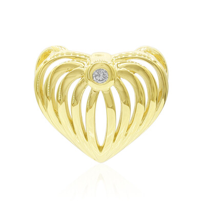 Ciondolo in argento con Diamante I1 (G) (Annette)