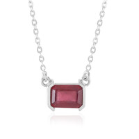 Collana in argento con Rubino Bemainty