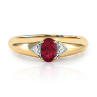 Anello in oro con Rubellite