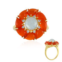Anello in argento con Acquamarina