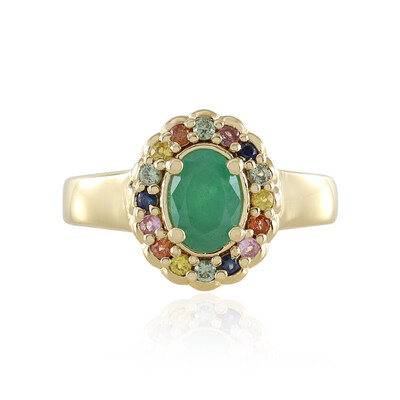 Anello in argento con Smeraldo Socoto