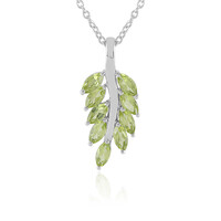 Collana in argento con Peridoto