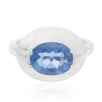 Anello in argento con Fluorite Cangiante