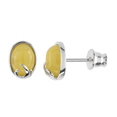 Orecchini in argento con Ambra Baltica