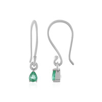 Orecchini in argento con Smeraldo Etiope