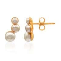 Orecchini in argento con Perla di Acqua Dolce (TPC)