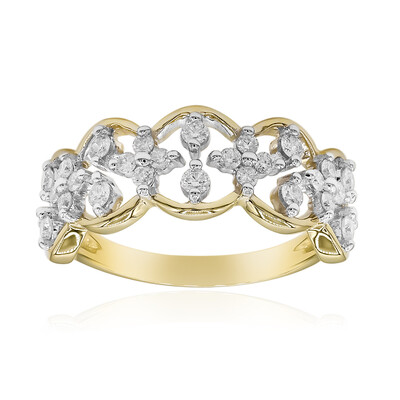 Anello in oro con Diamante SI1 (G) (Annette)