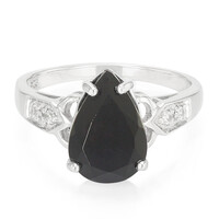 Anello in argento con Spinello Nero