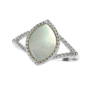 Anello in argento con Madreperla