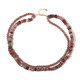 Collana in argento con Quarzo Fragola