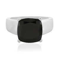 Anello in argento con Spinello Nero