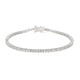 Bracciale in argento con Topazio Bianco (Adela Silber)