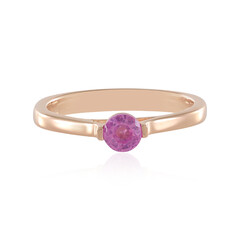 Anello in argento con Zaffiro Rosa del Madagascar
