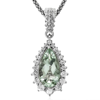 Collana in argento con Ametista Verde (Dallas Prince Designs)