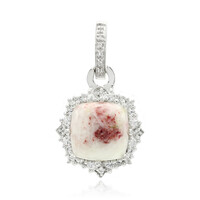 Ciondolo in argento con Cinabro