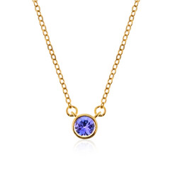 Collana in argento con Tanzanite AAA