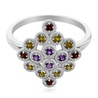Anello in argento con Gemme