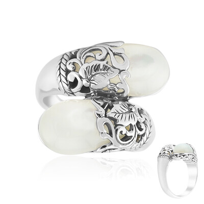 Anello in argento con Madreperla
