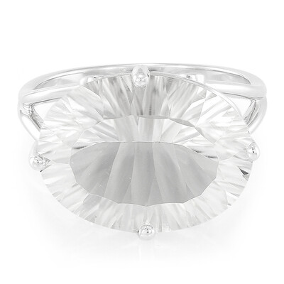 Anello in argento con Petalite
