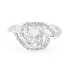 Anello in argento con Goshenite