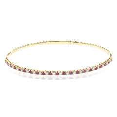 Bracciale in oro con Rubino Mozambico AAA (CIRARI)