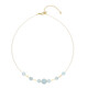 Collana in argento con Acquamarina Brasiliana