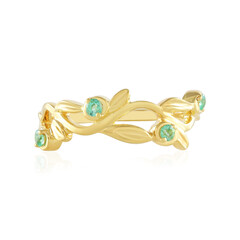 Anello in argento con Smeraldo Russo