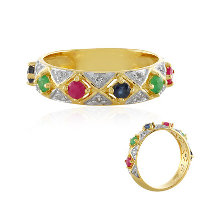Anello in argento con Smeraldo Socoto