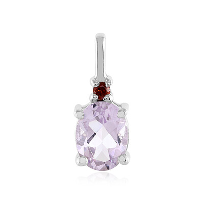 Ciondolo in argento con Ametista Rose de France