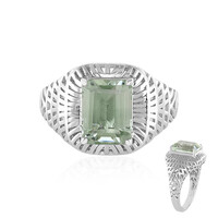 Anello in argento con Ametista Verde