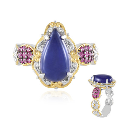 Anello in argento con Sodalite (Gems en Vogue)