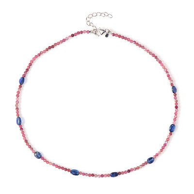 Collana in argento con Tormalina Rosa Brasiliana