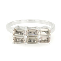 Anello in argento con Danburite