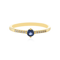 Anello in argento con Zaffiro Blu