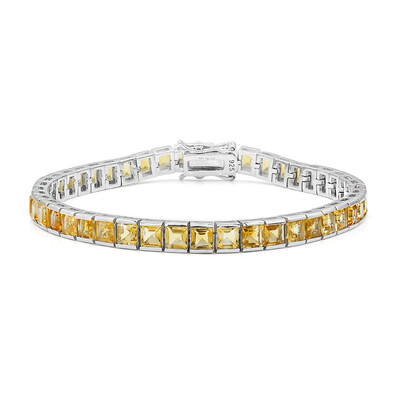 Bracciale in argento con Citrino