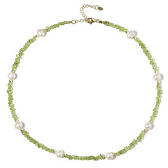 Collana in argento con Peridoto (Riya)