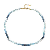 Collana in argento con Acquamarina Santa Maria (Adela Silber)