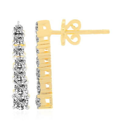 Orecchini in oro con Diamante VVS1 (G) (Annette)