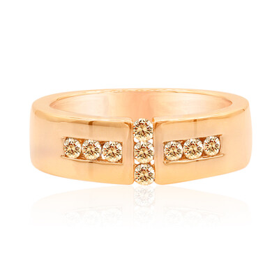 Anello in oro con Diamante Rose de France SI1 di Argyle (Annette)