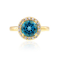 Anello in argento con Topazio Marambaia
