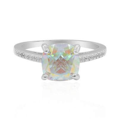 Anello in argento con Topazio Moonlight