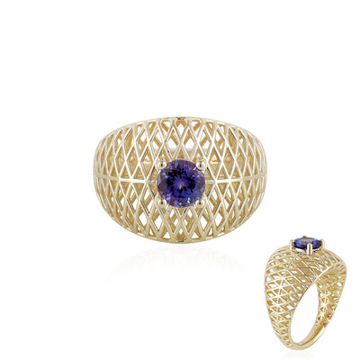 Anello in oro con Tanzanite AAA (Ornaments by de Melo)