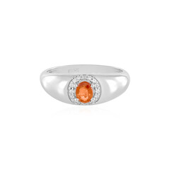 Anello in argento con Zaffiro Tramonto