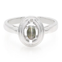 Anello in argento con Alessandrite Occhio di Gatto