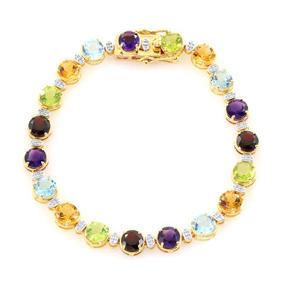 Bracciale in argento con Ametista Zambiana