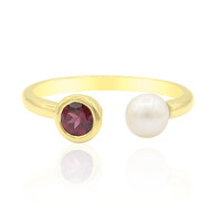 Anello in argento con Perla di Acqua Dolce