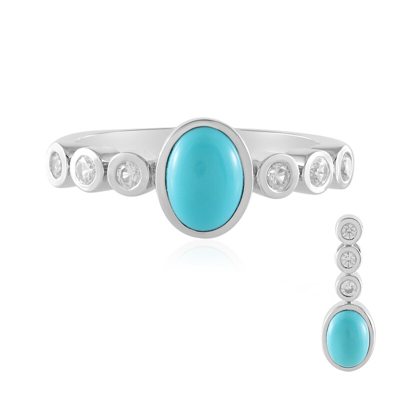 Orecchini da donna in argento 925, con zirconi, 5 mm, colore