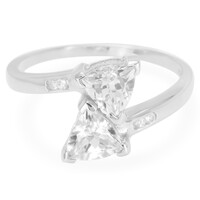 Anello in argento con Danburite