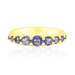 Anello in argento con Iolite